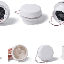 Car Roof Fan 12V, Morechioce Motorhome Mushroom Fan ABS Trailer Air Inlet Caravan Roof Ventilation Roof Exhaust Fan 60 CFM
