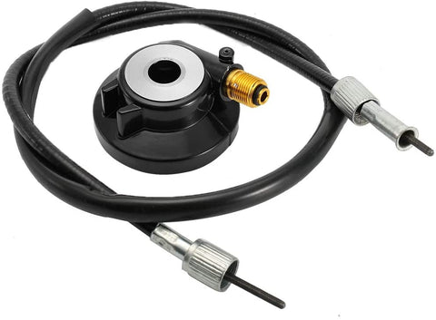 Drive Gear, 12mm Speedometer Drive Gear with Cable GY6 50cc 150cc Scooter Parts