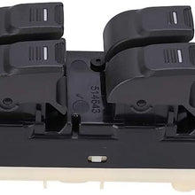25779767 Driver Side Power Window Master Switch Fits Chevy Colorado 2004-2012/GMC Canyon 2004-2012 /Hummer H3 2006-2010/H3T 2009-2010/with White Backlight