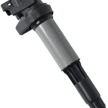 Ignition Coil Pack of 6 - Compatible with BMW 325i, 335i, 328i, 525i, 530i, 330i, 650i, X3, X5, M3 and more- Replacement for Bosch 0221504470 12138616153 12138657273 12137594937 12137562744