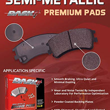 Dash 4 MD632 Premium Brake Pad, Semi-Metallic