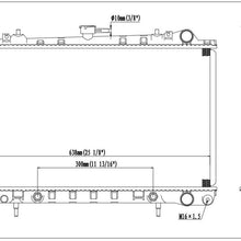 Klimoto Radiator | fits Nissan 240SX 1989-1994 2.4L L4 | KLI1276