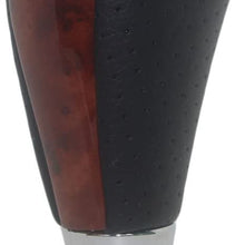 Pursuestar Black Leather Gear Shift Knob for Toyota Camry Crown RAV4 Land Cruiser Hiace Corolla Mazda Lexus ES RX GS is SC