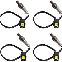 Set of 4 Oxygen O2 Sensor Upstream & Downstream for 2004-2007 Dodge Ram Magnum Charger Jeep Commander Liberty Chrysler 300 Mitsubishi # 56028994AA 56028994AB 05149170AA OS5249