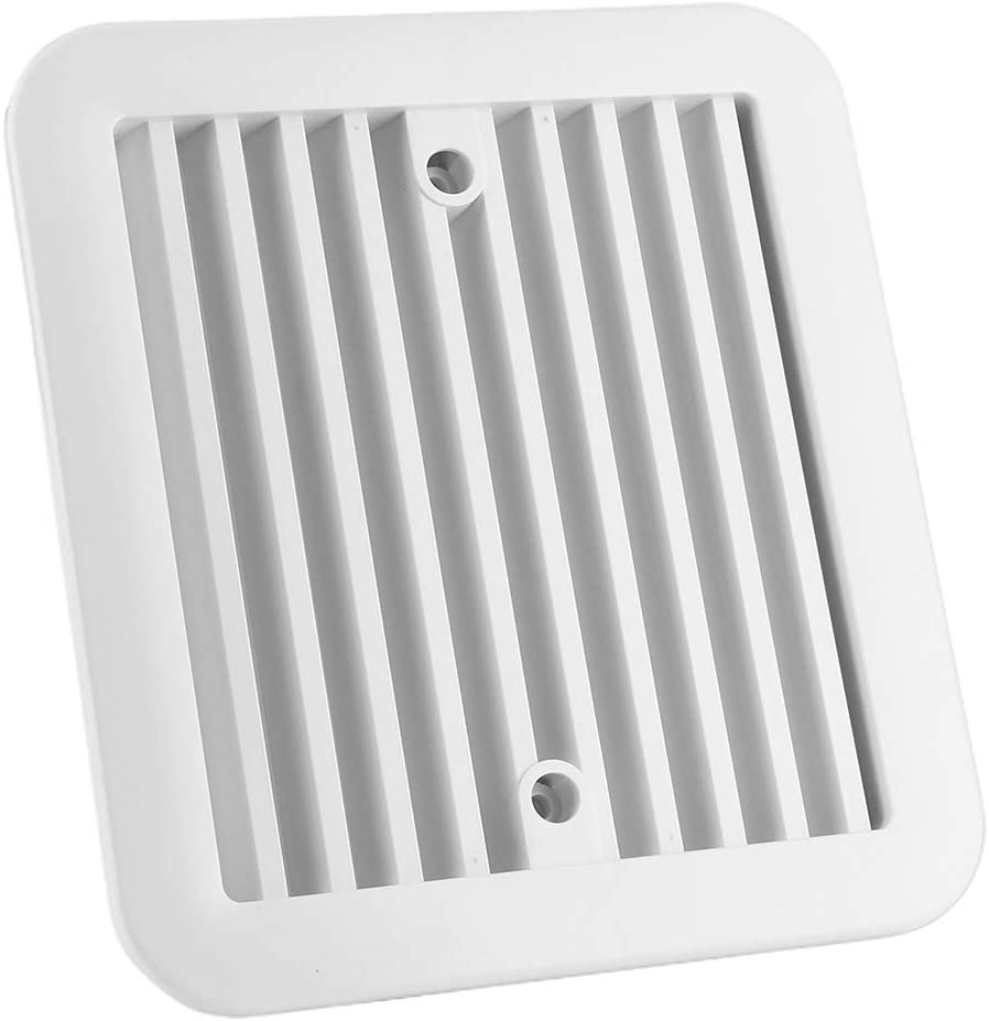 Qiilu Side Air Vent Fan, 12V ABS Side Air Vent Ventilation Exhaust Blade Fan Low Noise for Car RV Trailer SUV Caravan