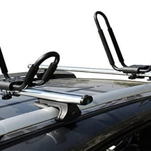 TMS J-Bar Rack HD Kayak Carrier Canoe Boat Surf Ski Roof Top Mounted on Car SUV Crossbar