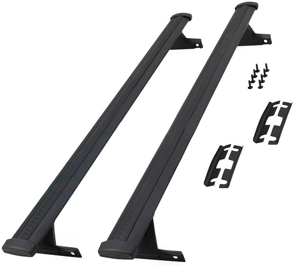 AOKAILI Black Aluminum Roof Rack Cross Bar Crossbars Luggage Carrier For 2018-2020 Equinox