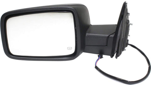 Kool Vue DG84EL Mirror for RAM 1500/2500 P/U 13-17 LH Power Man Fldg Heated Textured Black