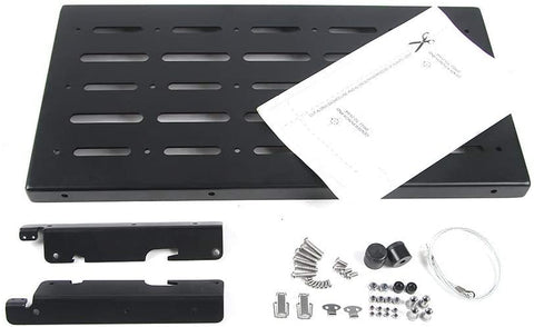 NLXTXQC Metal Car Interior Trunk Rear Door Rack Cargo Luggage Carrier Shelf Storage Rack (Color : Black)