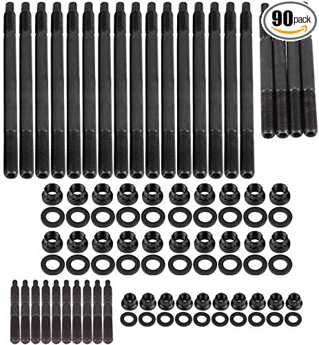 GaofeiLTF Cylinder Head Stud Bolt Kit Fits for 1997-2003 Chevy LS1 LS6 LS2 LQ9 4.8L 5.3L 5.7L 6.0L Engine