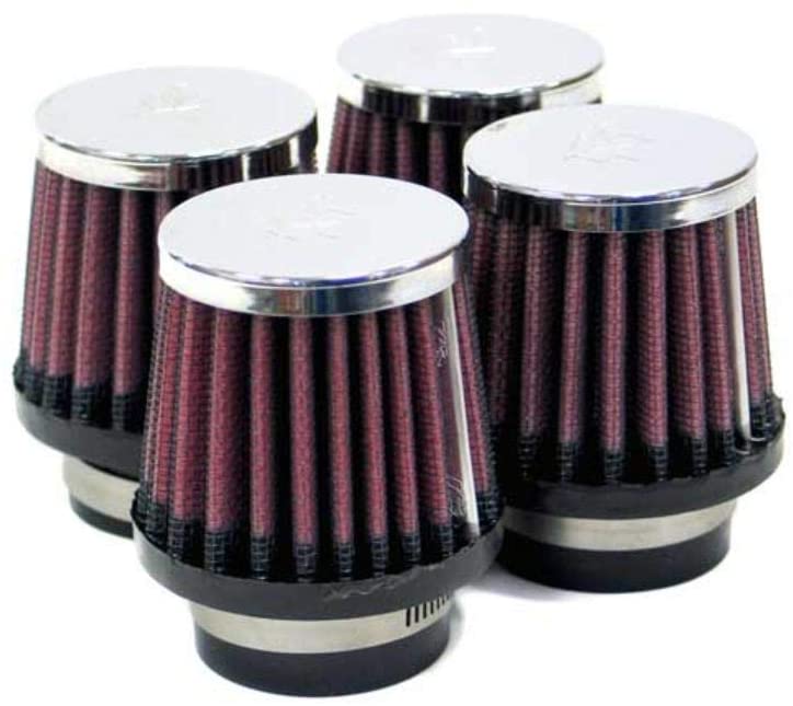 K&N Universal Clamp-On Air Filter: High Performance, Premium, Washable, Replacement Filter: Flange Diameter: 2.125 In, Filter Height: 3 In, Flange Length: 0.625 In, Shape: Round Tapered, RC-2334