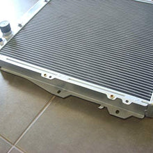Aluminum Radiator+Fan For Toyota Hilux surf KZN130 1KZ-TE 3.0 TD 1993-1996 94 95