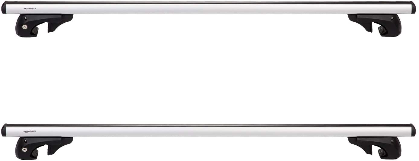 Amazon Basics 2-Piece Heavy-Duty Universal Cross Rail Roof Rack, 56 inches (52 inches)