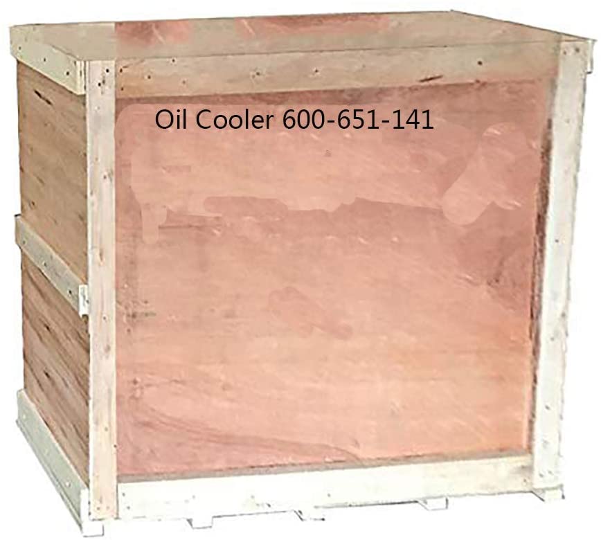 HIERTURB Oil Cooler 600-651-1412 for Komatsu S6D108E-2A-S6 S6D108E-2A-N6 S6D108-1G-6 S6D105-1VV-6 S6D105-1PP S6D105-1NN Engine
