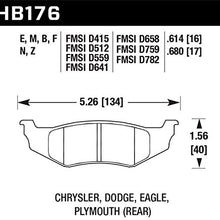 Hawk Performance HB176N.614 HP Plus Brake Pad