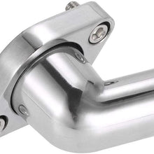 SHOUNAO New Aluminum Water Neck Swivel 15 Degree Fit for Chevy 327 350 454 396 (Color : Silver)
