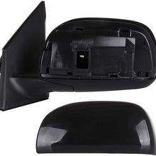 SCITOO Tow Mirrors fit 2006-2008 for Toyota RAV4 Limited Sport with Power Adjusting Manul-Folding Features (Driver Side)