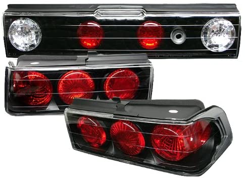 Spyder Honda CRX 88-91 Altezza Tail Lights - Black (Black)