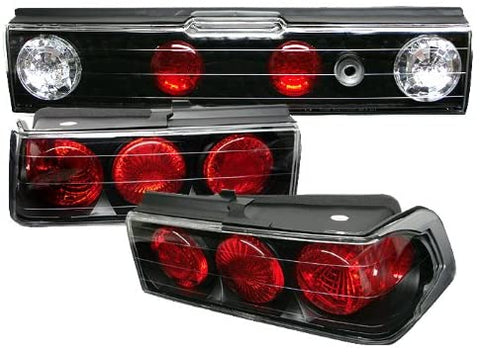 Spyder Honda CRX 88-91 Altezza Tail Lights - Black
