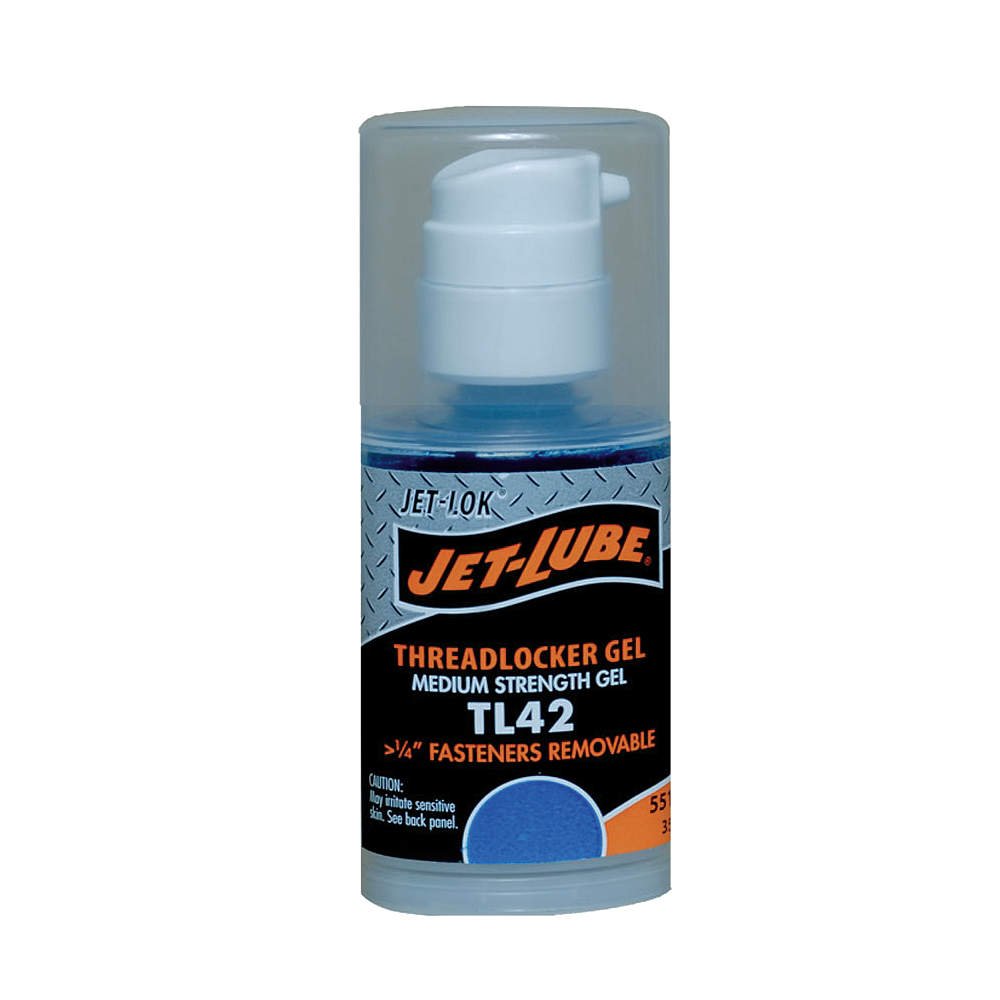 Jet-Lube Threadlocker, 35mL Gel Pump, Blue - 55163