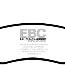 EBC Brakes DP41673R Yellowstuff Street and Track Brake Pad