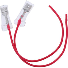 D DOLITY Motorcycle Loud Horn Wiring Harness Cable with Waterproof Case 2pcs Red