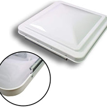 White Vent Lid Cover Ventline Elixir. RV Trailer Replacement Roof Part Kit New
