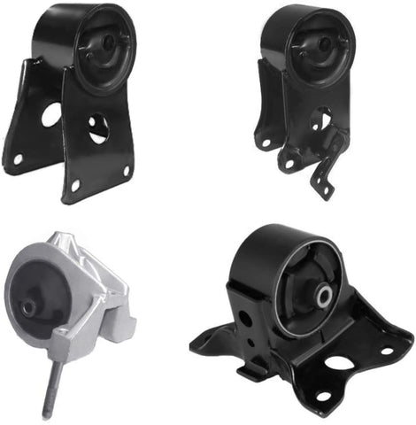 Ashimori Compatible With 2000-2001 Infiniti i30 3.0L & 2002-2004 i35 3.5L Transmission Engine Motor Mount Set A7306EL, A7321, A4322EL / A7338EL, A7303
