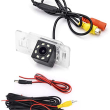 eHANGO Car Rear View Camera Bracket License Plate Lights Housing Mount for BMW 3 E90 E91 E92 M3 X5 SUV X5M X6 Sedan Wagon (12 LED)