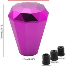 Universal Shift Knob Manual Gear Shifter Lever knob for Racing Car Purple #8555