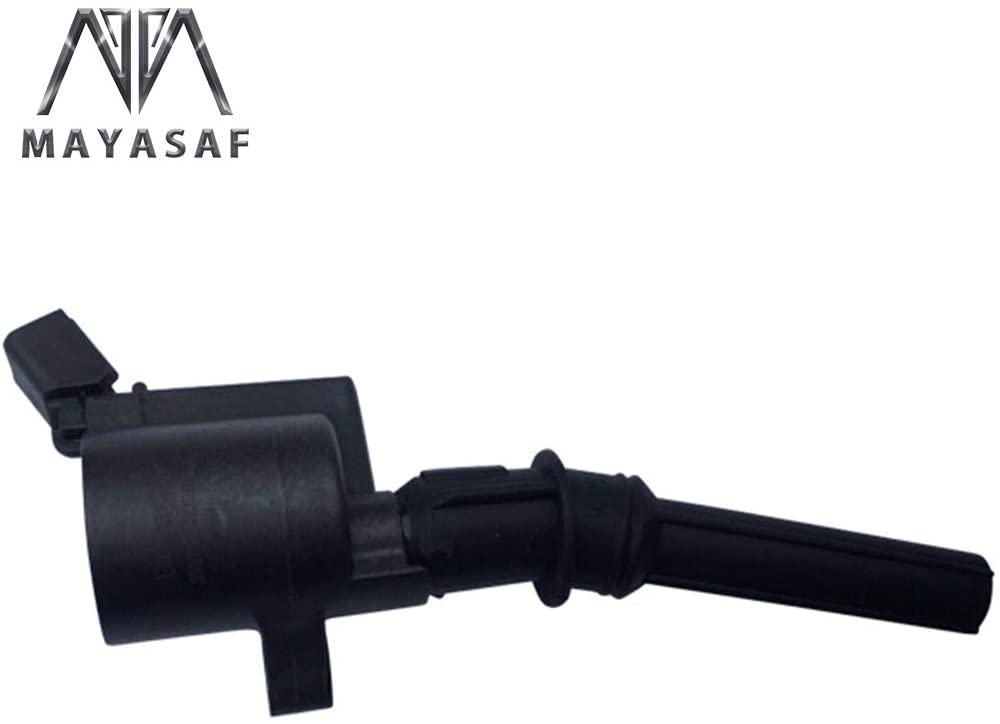 MAYASAF DG508 Replacement Ignition Coil for Ford 2004-2010 F-150/97-99 F-250/Explorer/Expedition/Mustang/E150(250/350), for Lincoln for Mercury with 4.6L/5.4L V8, 6.8L V10 Engine DG457 DG472 FD79X (Pack of 1)