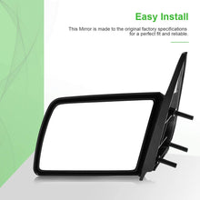 SCITOO Tow Mirror fit 1988-1999 for Chevy for GMC C/K 1500 2500 3500 1992-1999 for Chevy Suburban C/K 1500 2500 3500 Yukon XL Manual Adjusted Non-Folding Non-Extended