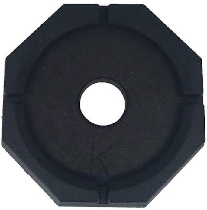 SnapPad Mini Permanently Attached RV Jack Pad for 5.5 inch Round Leveling Feet on Tongue Jacks and Stabilizers (5.5 inch Single)