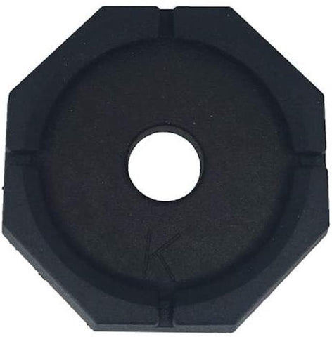 SnapPad Mini Permanently Attached RV Jack Pad for 5.5 inch Round Leveling Feet on Tongue Jacks and Stabilizers (5.5 inch Single)