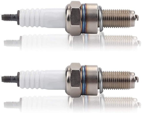 Alibrelo CR8E Resistor Spark Plug Compatible with Yamaha Raptor YFZ450 YFM700R Replace 1275