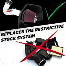 K&N Cold Air Intake Kit: High Performance, Guaranteed to Increase Horsepower: 2014-2020 Chevy/GMC/Cadillac (Silverado 1500, Suburban, Tahoe, Sierra 1500, Yukon, Yukon Denali, Escalade) V8,63-3082