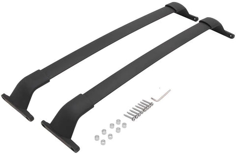 ANTS PART Cross Bars for 2016 2017 2018 2019 2020 2021 Nissan Kicks Black Baggage Luggage Roof Rack Roof Rails Aluminum
