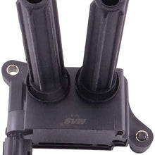 MAS Permanence Ignition Coil Pack UF504 Compatible with 2005-2019 5.7L 6.1L 6.4L V8 Dodge Challenger Charger Durango Magnum Ram 1500 2500 3500 Jeep Commander Grand Cherokee Chrysler 300 Aspen