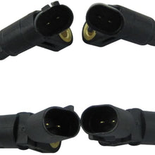 4 pcs Front & Rear Left & Right ABS Wheel Sensor Fit FOR VW AUDI MK4 Golf TT Beetle
