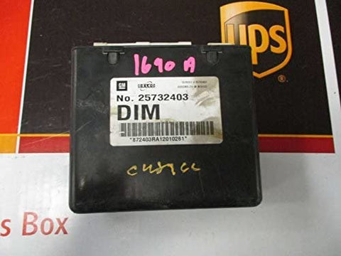 REUSED PARTS Chassis ECM Body Control BCM Left Hand Side of Dash Fits 02-04 Seville 25732403