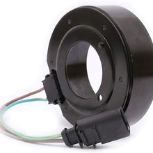 AC Compressor Clutch Assembly Kit 1521907, CO 1233JC, 1J0820803B fit for 02-06 VW Beetle 1.8L 1.9L 2.0L, 01-05 VW Jetta 1.8L 1.9L 2.0L (with 6 Groove Pulley)