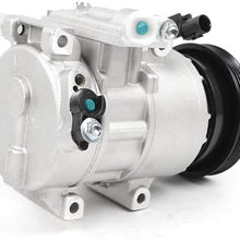 LFJD A/C Air Conditioner Compressor Kit,A/C Compressor & Clutch For K-ia 2006-2011 Rio & Rio5 1.6L CO 10980C