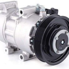 A/C Compressor TBVECHI AC A/C Compressor Air Conditioner Compressor W/Clutch Fits for 12-16 Hyundai Accent 1.6L 12-15 KIA Rio 1.6L