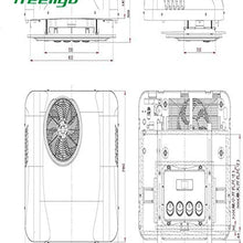 CLHGO Treeligo Universal Air Conditioner 12V LZB 6800 for Truck Bus Automotive air Conditioner