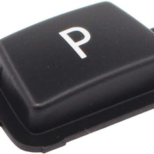 XtremeAmazing Gear Shift Knob Lever Parking P Button Cover Cap Black