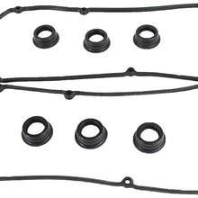 DNJ VC169G Valve Cover Gasket Set for 2006-2012, Mitsubishi, Eclipse, Galant, 3.8L, V6, SOHC, 24V, 3828cc, 230cid