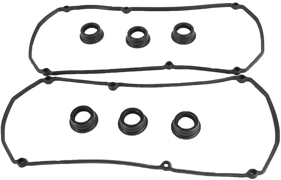 DNJ VC169G Valve Cover Gasket Set for 2006-2012, Mitsubishi, Eclipse, Galant, 3.8L, V6, SOHC, 24V, 3828cc, 230cid