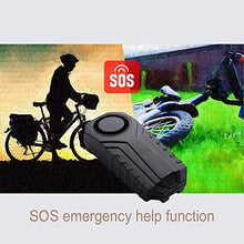 GREENCYCLE 1 Pack Bike Alarm with Remote, Anti-Theft Vibration Security Motion Sensor Alarm for Vehicle Bicycle Electric Tricycle, 113dB Volume and Sensitivity Adjustable,IP55 Waterproof,SOS Function