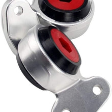 Iinger Front Control Arm Bushings Fit for BMW E46 E85 325I 330I Z4 99-06 PQY-CAB16 OE:31126757623 31126757624 (Color : Silver)