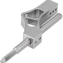 Car Gear Shift Knob Extender Shifter Extension Stainless Steel Adjustable Height Lever Extension for Manual Shift Knob (Black)